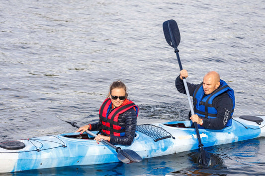 tandem kayaking with your partner - Brooklyn Kayak Company