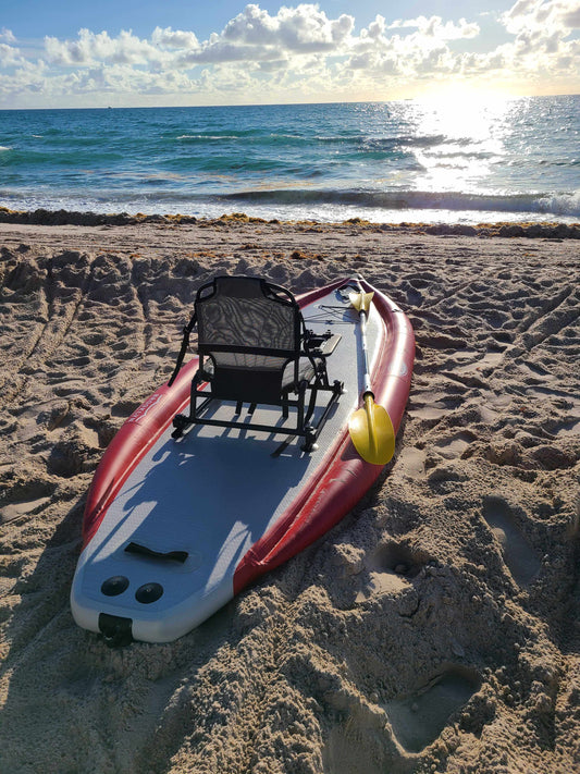 inflatable fishing kayak with pedal drive - Brooklyn Kayak Company