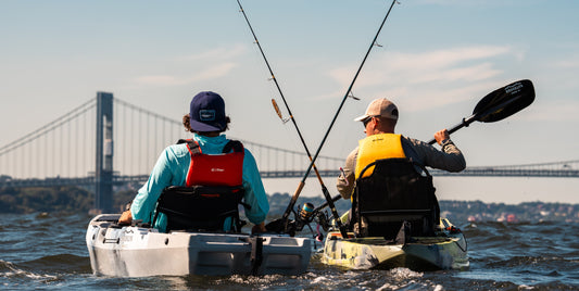 2 people kayak fishing - Brooklyn Kayak Company