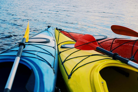 kayaks in water - Brooklyn Kayak Company