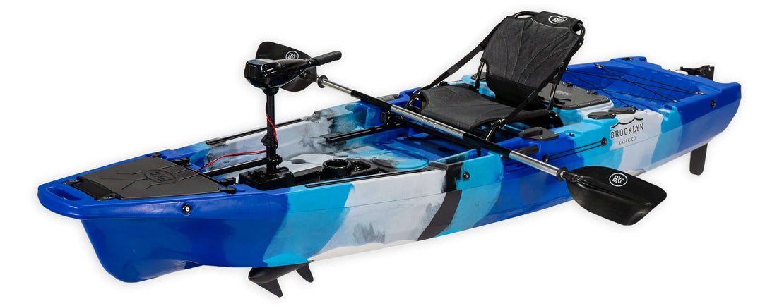 fishing kayak with a trolling motor - Brooklyn Kayak Company