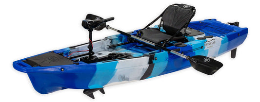 fishing kayak with a trolling motor - Brooklyn Kayak Company