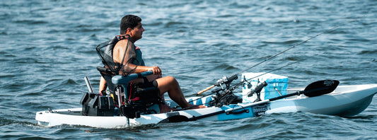 one person on a tandem kayak - Brooklyn Kayak Company