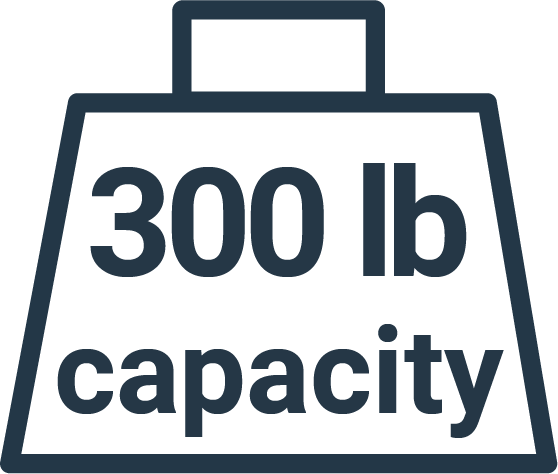 300 pounds capacity icon - Brooklyn Kayak Company