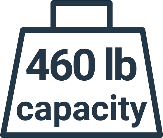 460 pounds capacity icon - Brooklyn Kayak Company