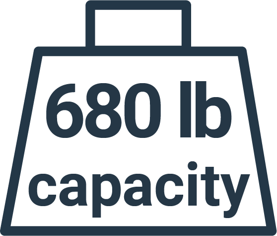 680 pounds capacity icon - Brooklyn Kayak Company