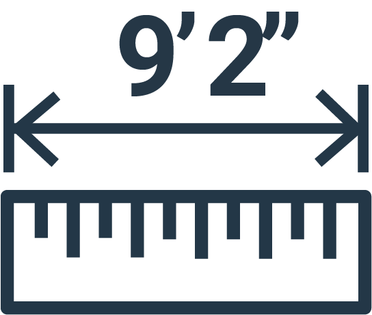 9 feet 2 inches - Brooklyn Kayak Company