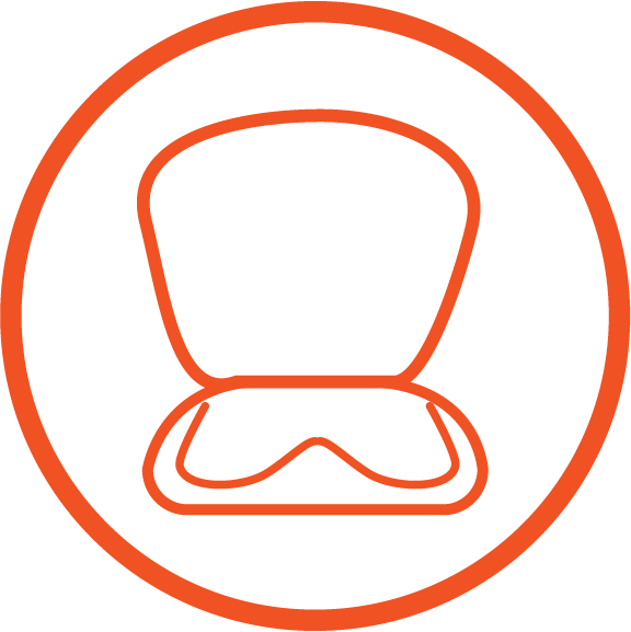 memory foam kayak seat icon - Brooklyn Kayak Company