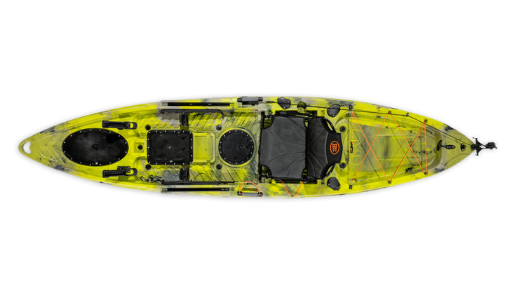 Brooklyn 11.5 Pro Single Kayak, lime camo - Brooklyn Kayak Company