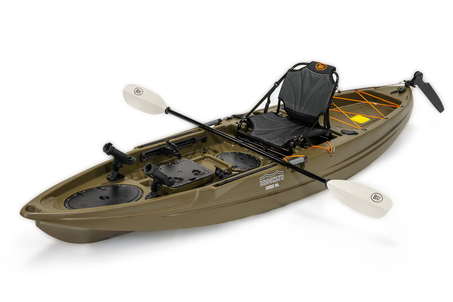 Brooklyn 11.5 Pro Single Kayak, army green - Brooklyn Kayak Company