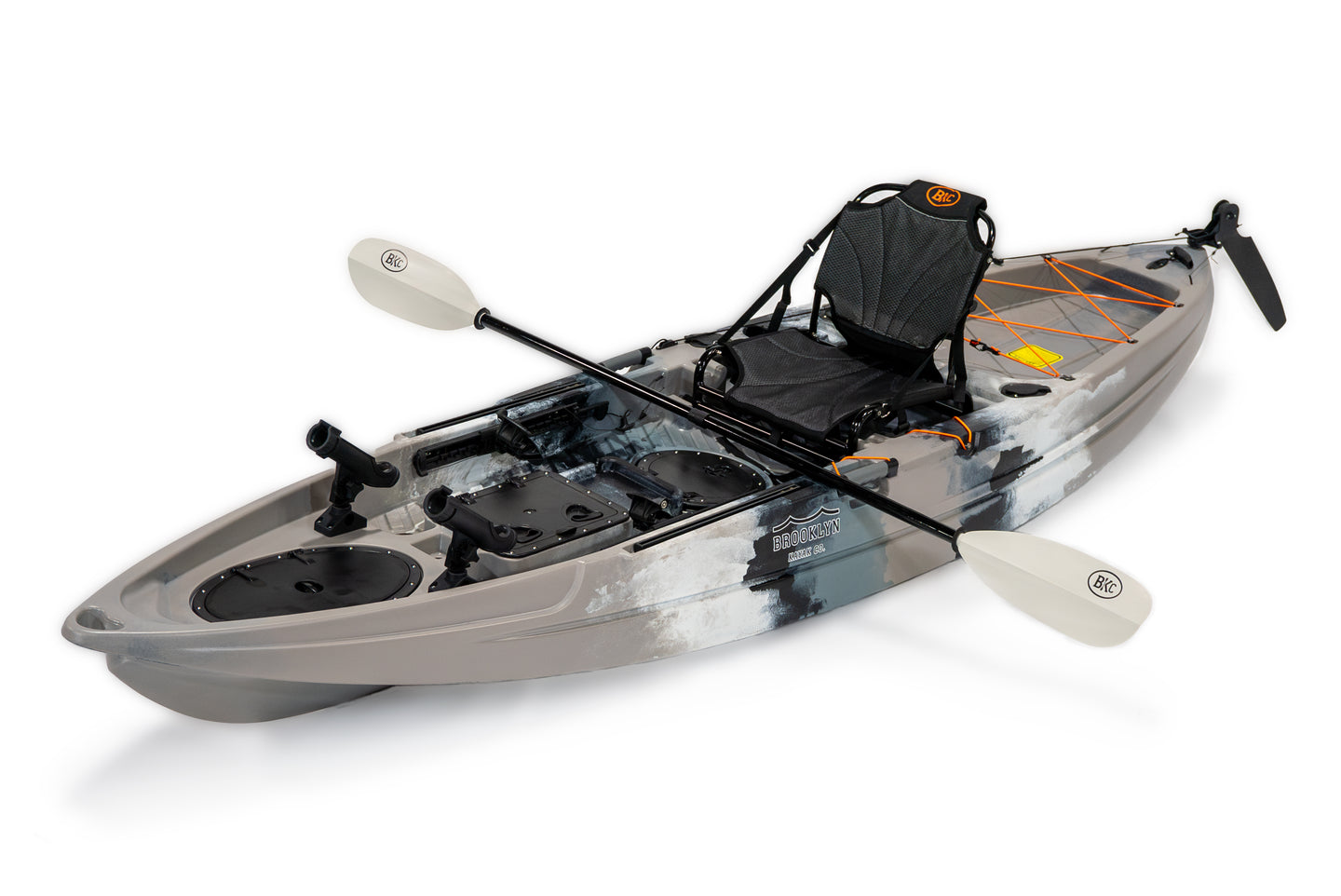 Brooklyn 11.5 Pro Single Kayak, gray camo - Brooklyn Kayak Company