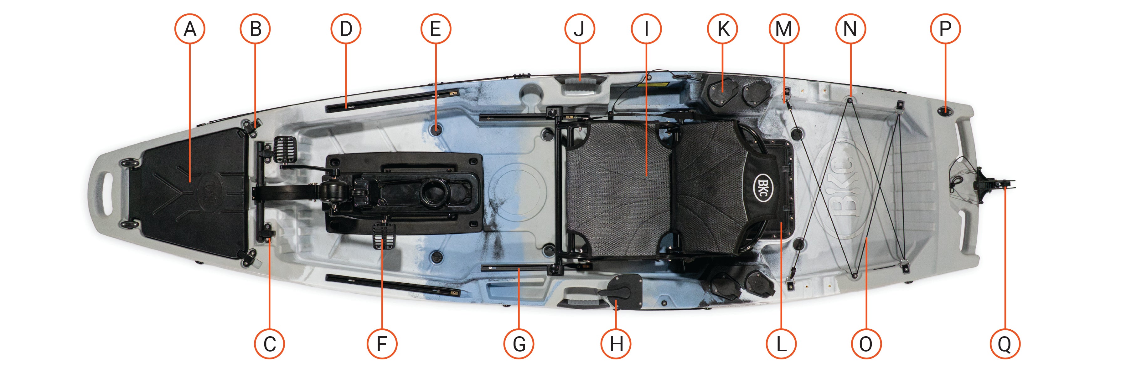 pro single pedal kayak features - Brooklyn Kayak Company