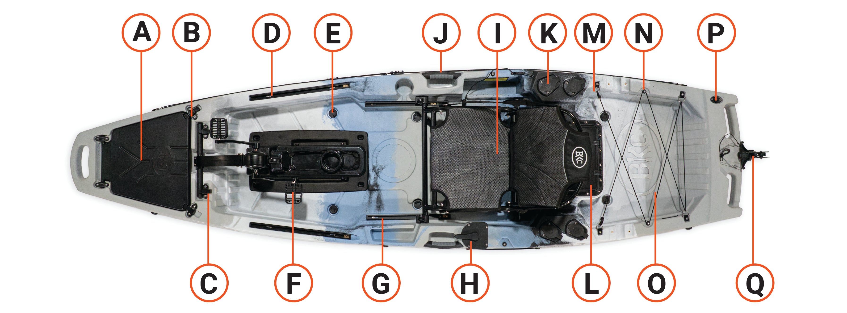 pro single pedal kayak features - Brooklyn Kayak Company