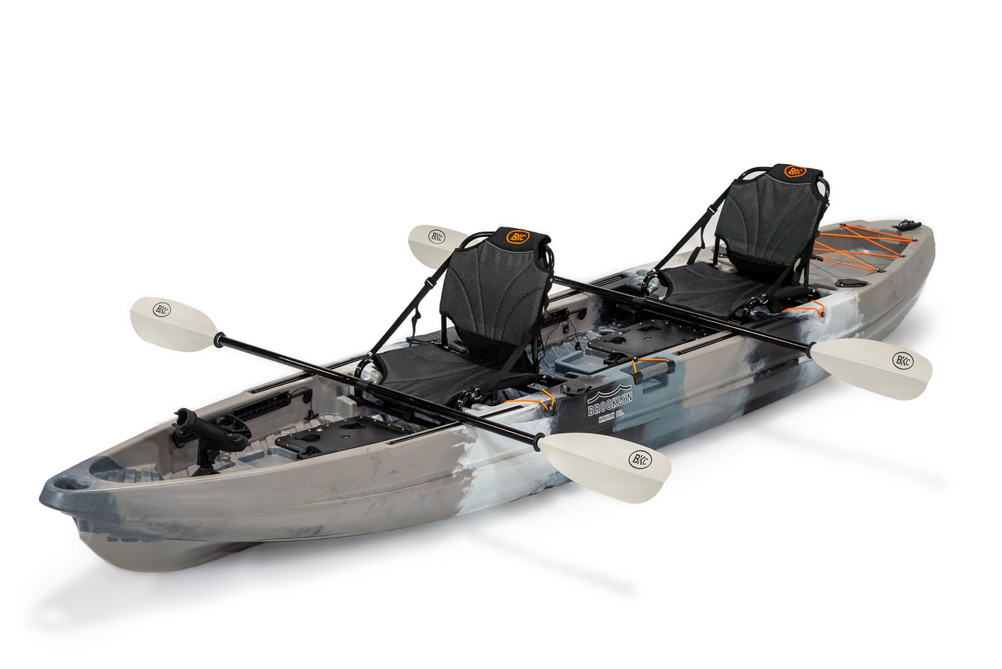 Brooklyn 13.0 Pro Tandem Kayak, grey camo - Brooklyn Kayak Company