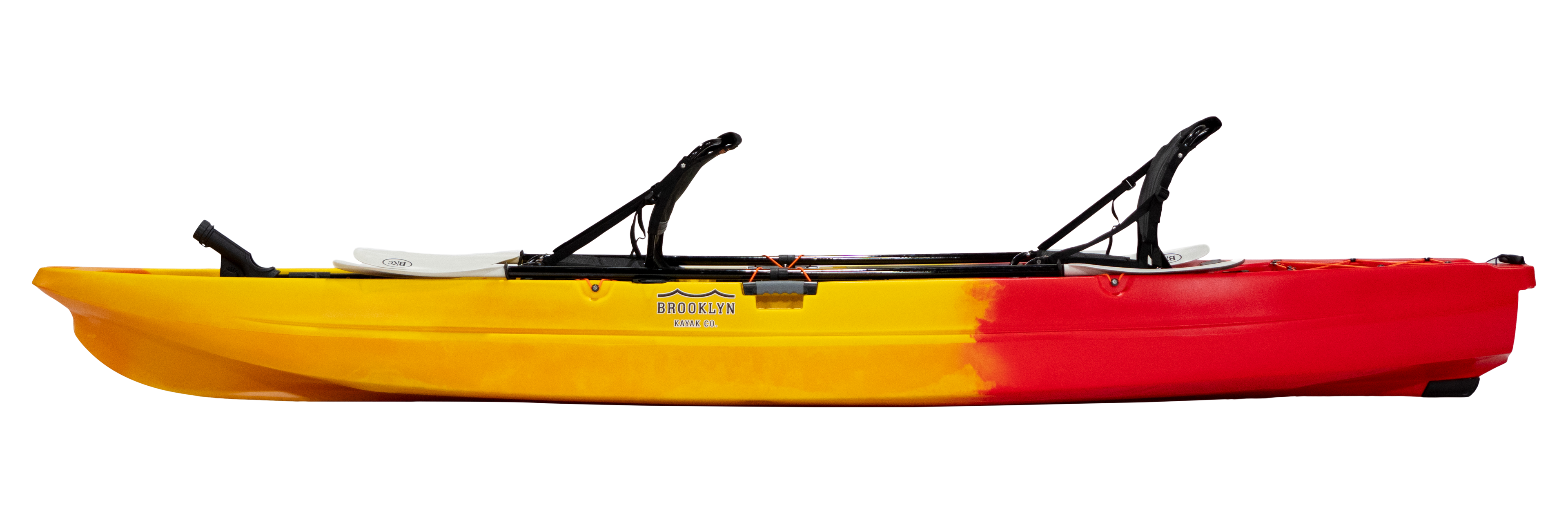 Pro Tandem Kayak 13.0-side-view-paddle - Brooklyn Kayak Company