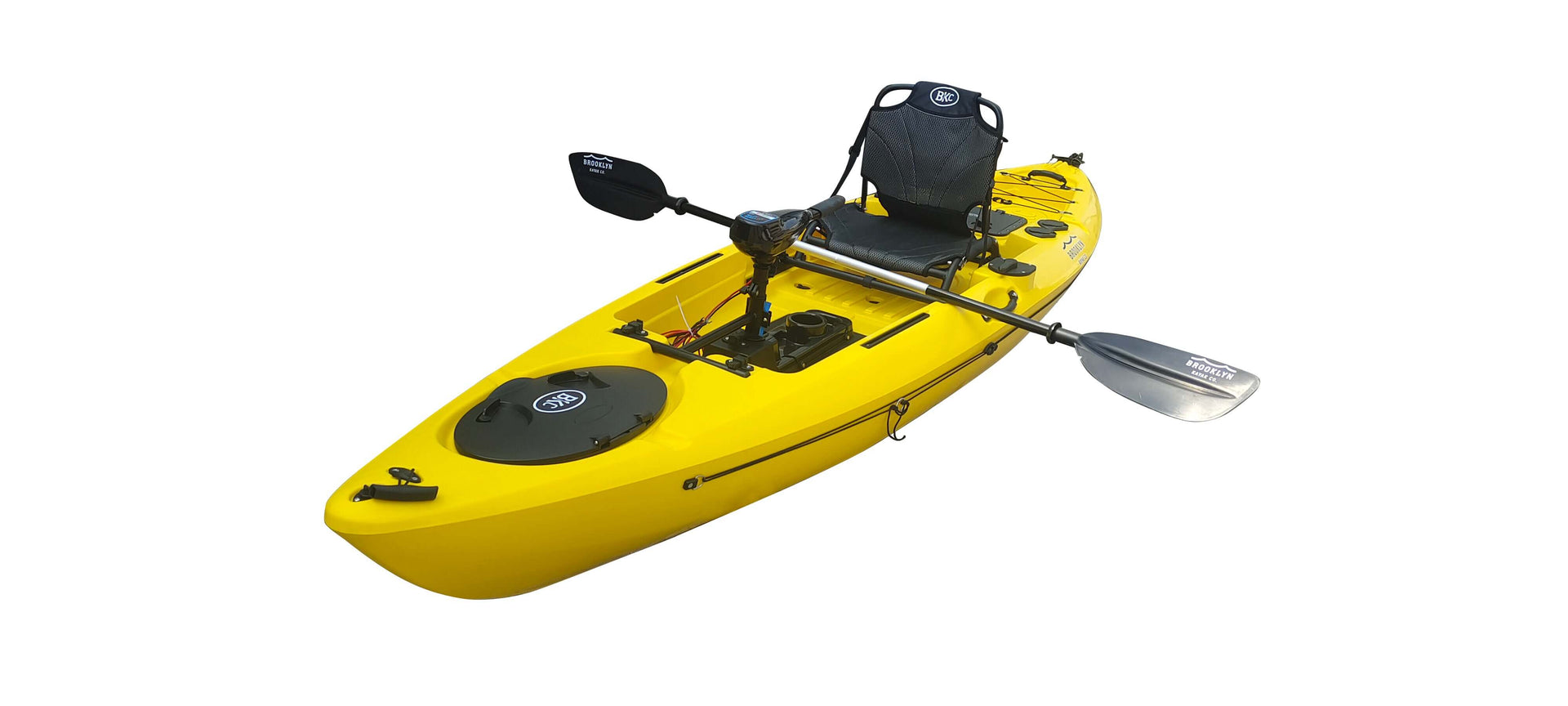 Brooklyn 12.0 Pro Motorized Single Kayak (PK12), Sunburst - Brooklyn Kayak Company