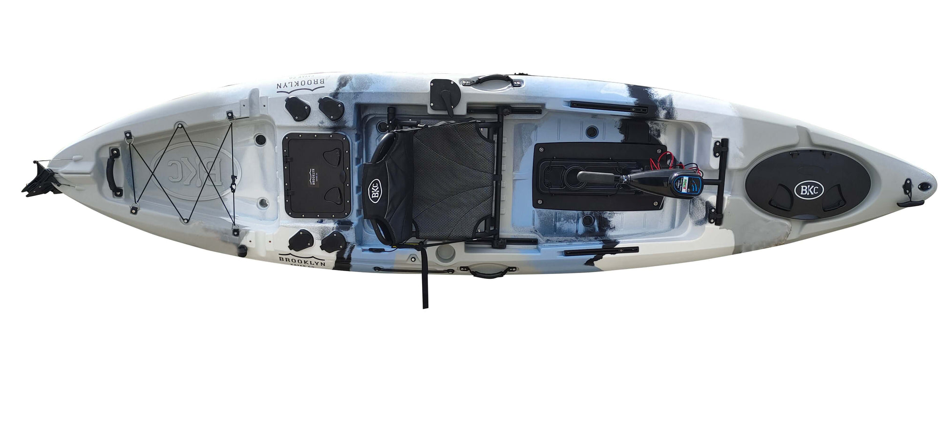 Brooklyn 12.0 Pro Motorized Single Kayak (PK12), Storm Surge - Brooklyn Kayak Company