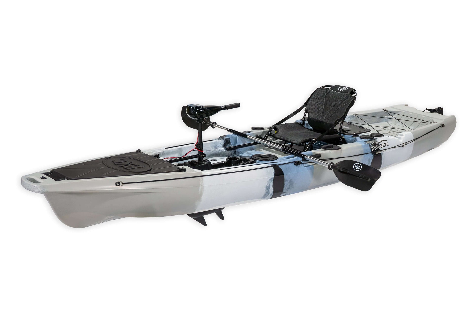 Brooklyn 12.5 Pro Motorized Single Kayak (PK13), Storm Surge - Brooklyn Kayak Company