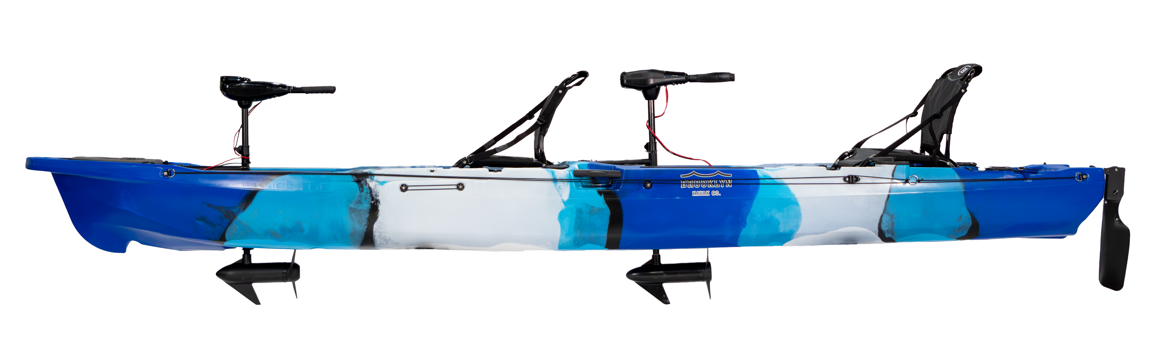 Pro Tandem Pedal Kayak 14.0 side view - Brooklyn Kayak Company