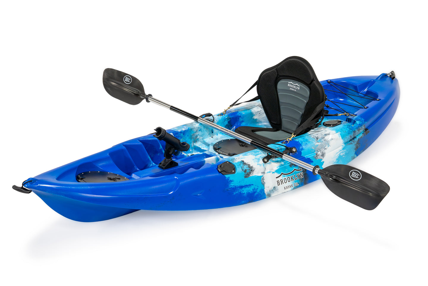 Brooklyn 9.0 Single Kayak, blue camo - Brooklyn Kayak Company