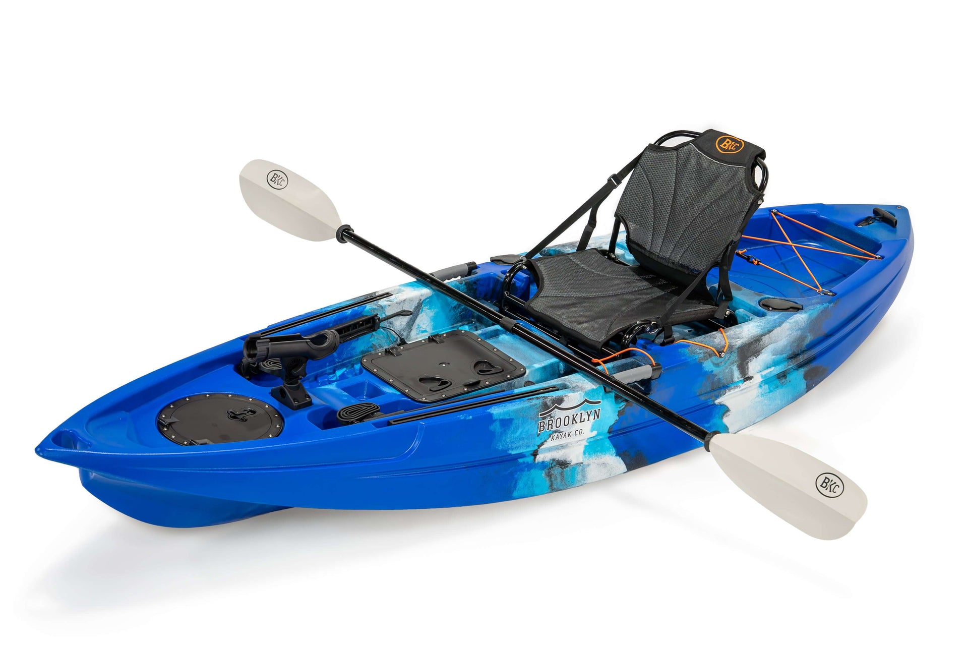 Brooklyn 9.5 Pro Single Kayak (FK285), Blue Typhoon - Brooklyn Kayak Company