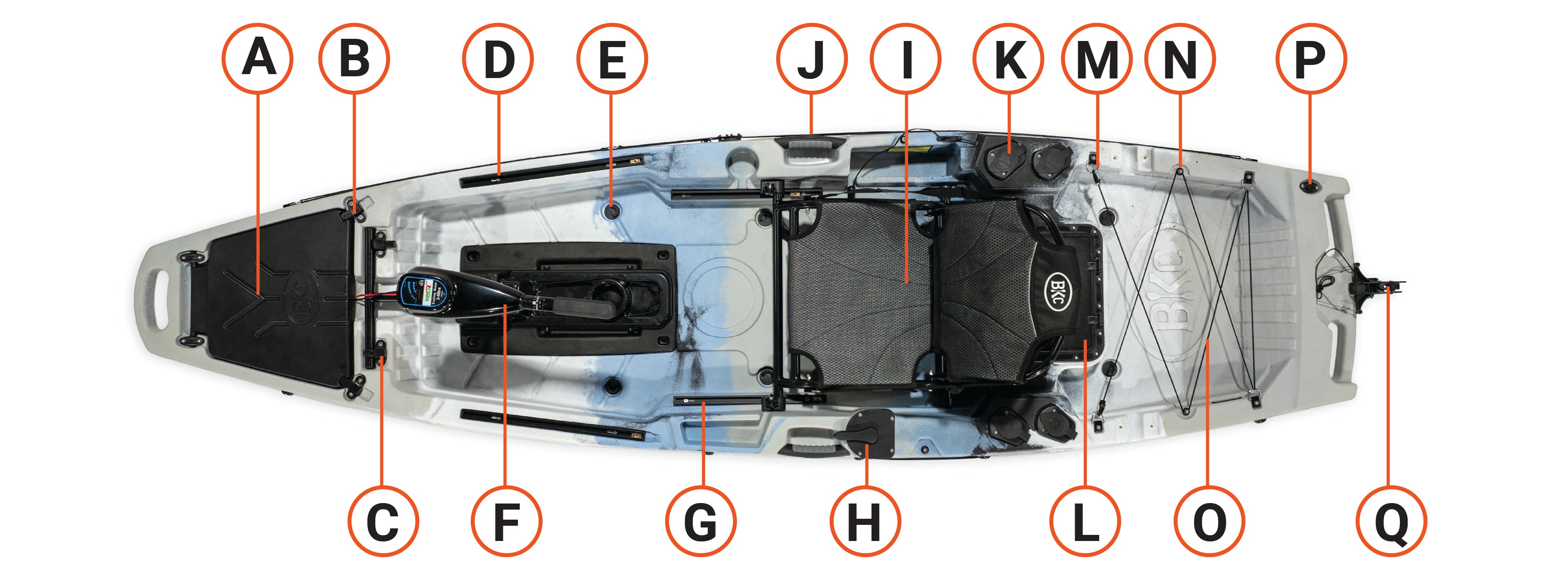 10.5 pro single motorized kayak features - Brooklyn Kayak Company