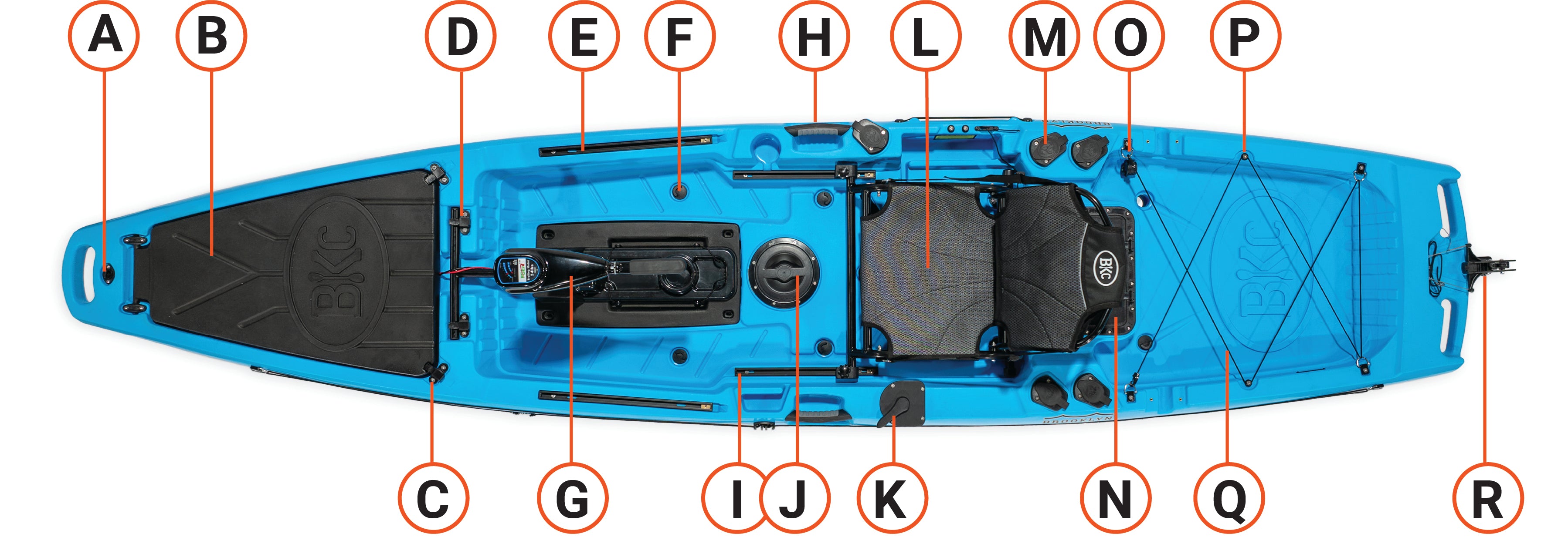 pro single motorized kayak features - Brooklyn Kayak Company