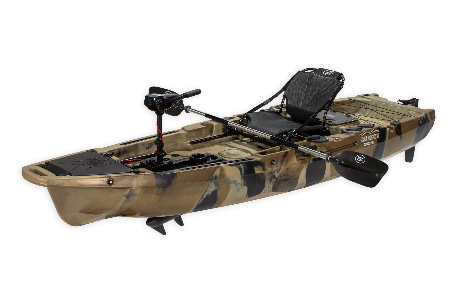 Brooklyn 10.5 Pro Motorized Single Kayak, Camo - Brooklyn Kayak Company