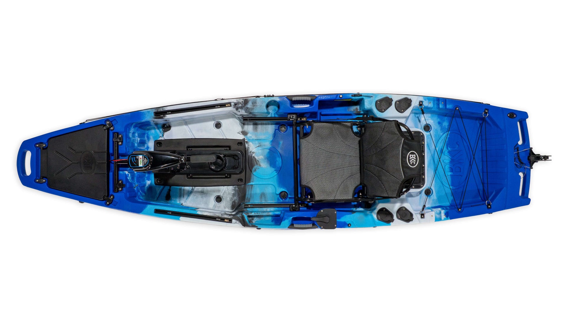 Brooklyn 10.5 Pro Motorized Single Kayak, Blue Typhoon - Brooklyn Kayak Company