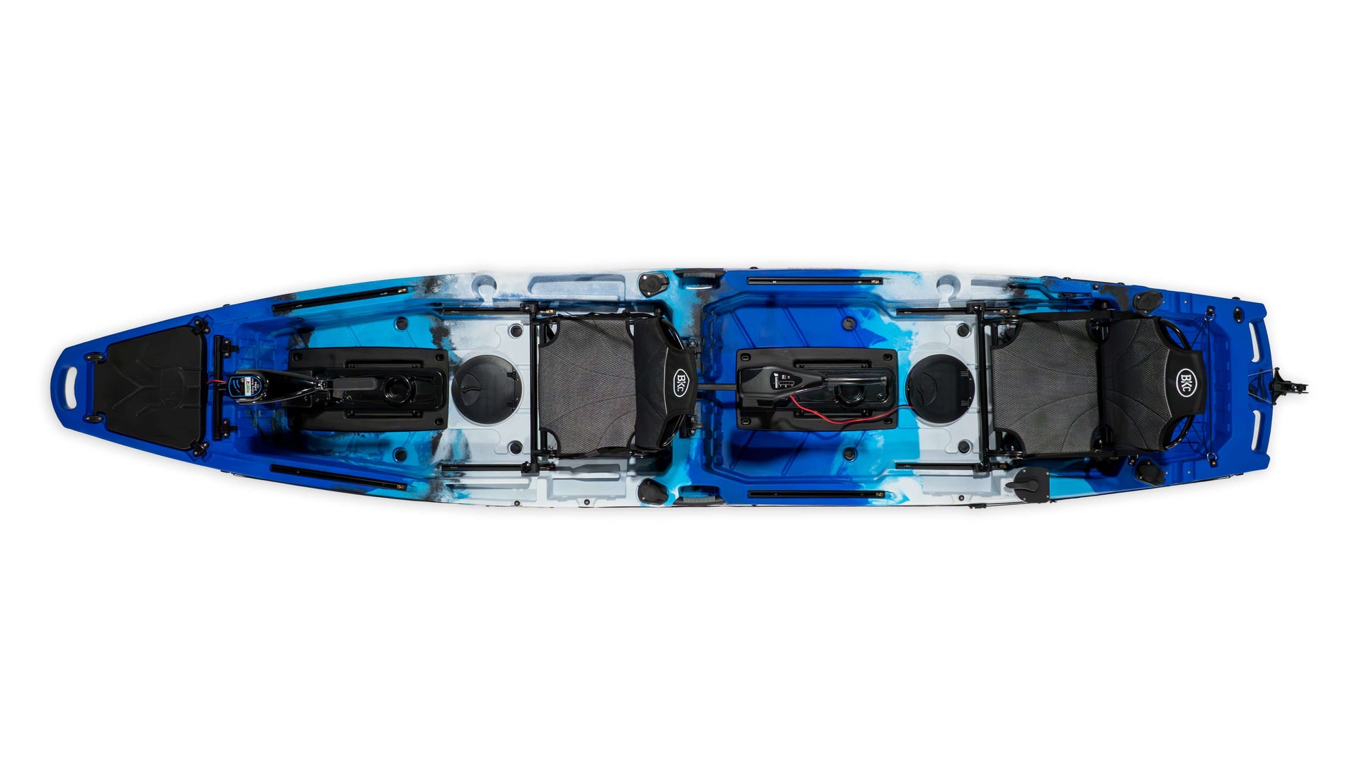 Brooklyn 14.0 Pro Motorized Tandem Kayak (PK14), blue typhoon - Brooklyn Kayak Company