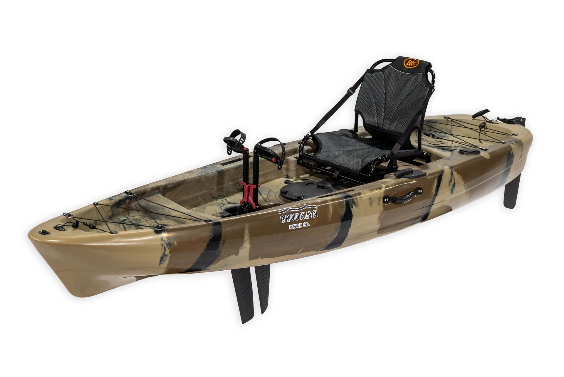 Brooklyn 10.0 Single Pedal Kayak, camo - Brooklyn Kayak Company