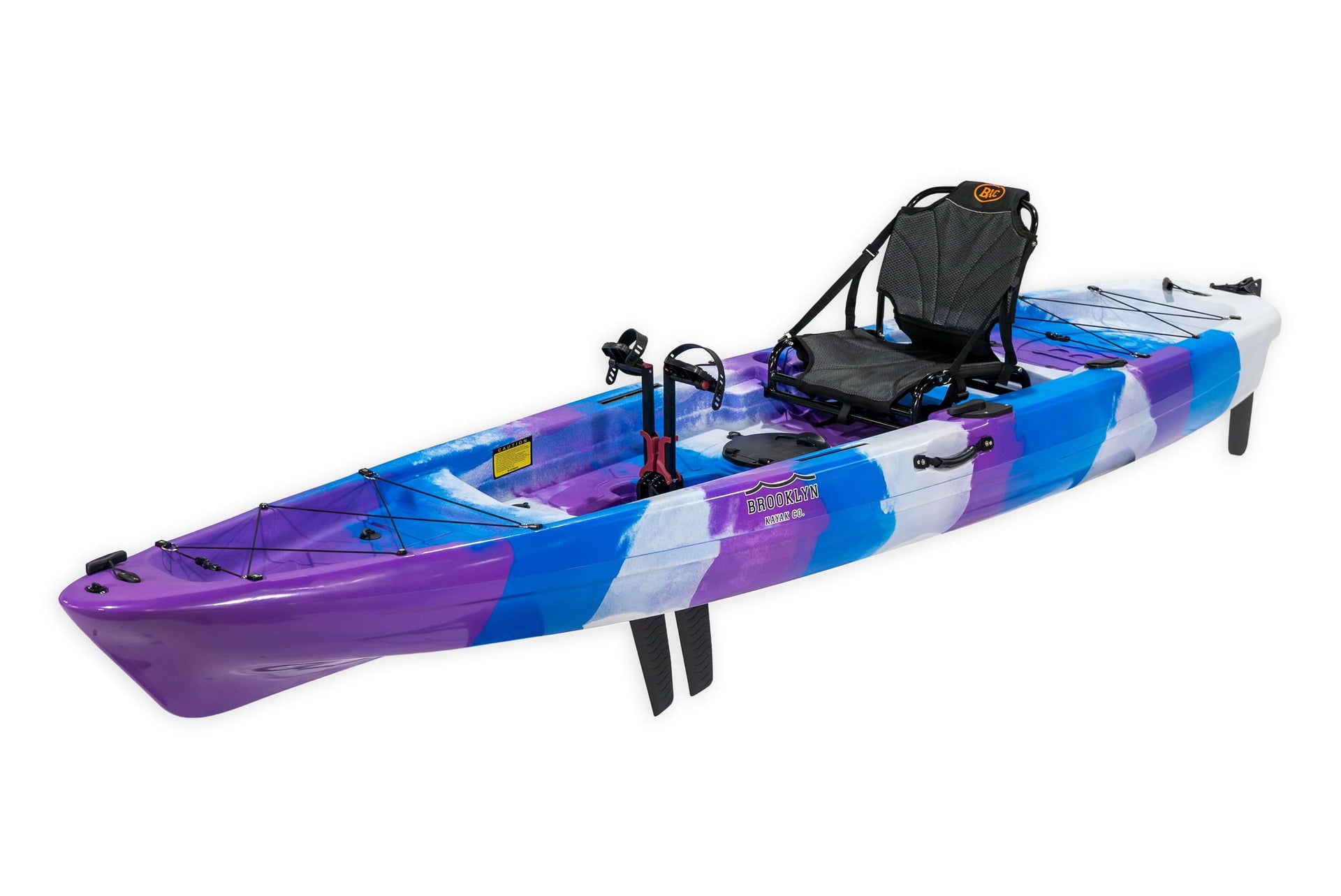 Brooklyn 12.0 Single Pedal Kayak, Royal Tide - Brooklyn Kayak Company