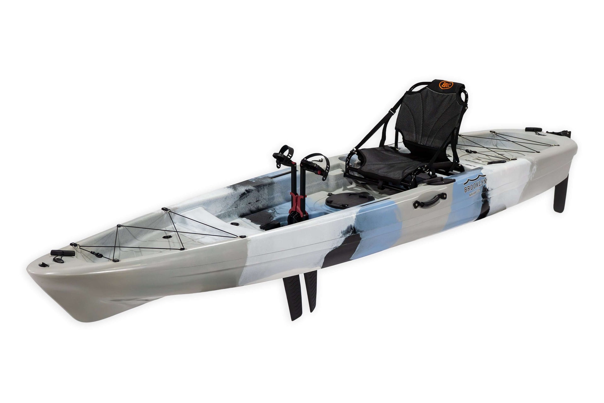 Brooklyn 12.0 Single Pedal Kayak, Storm Surge - Brooklyn Kayak Company