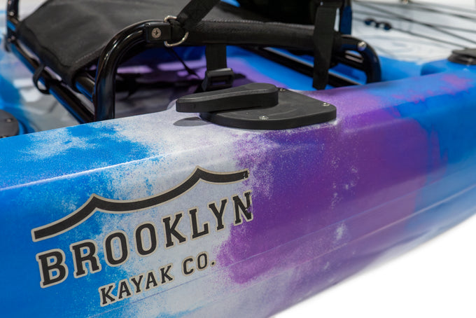 Brooklyn 13.5 Tandem Pedal Kayak, hand control rudder - Brooklyn Kayak Company