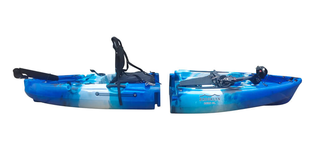 BKC MPK9 Modular Pedal Kayak, Blue Typhoon - Brooklyn Kayak Company