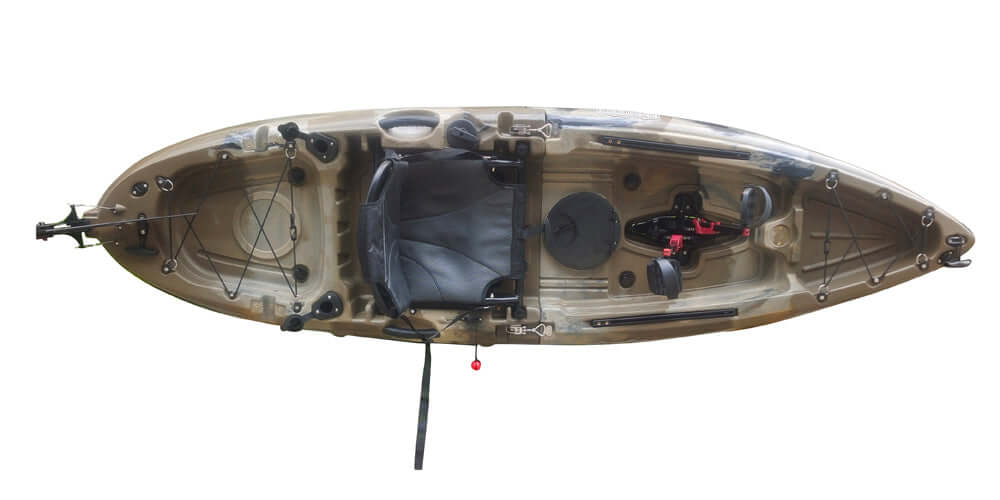 BKC MPK9 Modular Pedal Kayak, Camo - Brooklyn Kayak Company