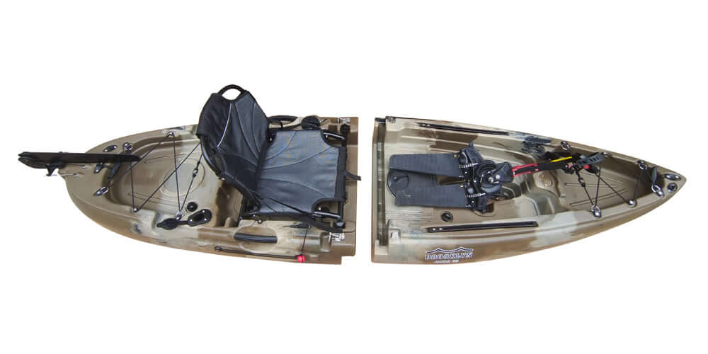 BKC MPK9 Modular Pedal Kayak, Camo - Brooklyn Kayak Company