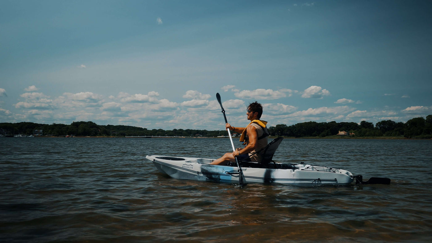 man kayaking - Brooklyn Kayak Company