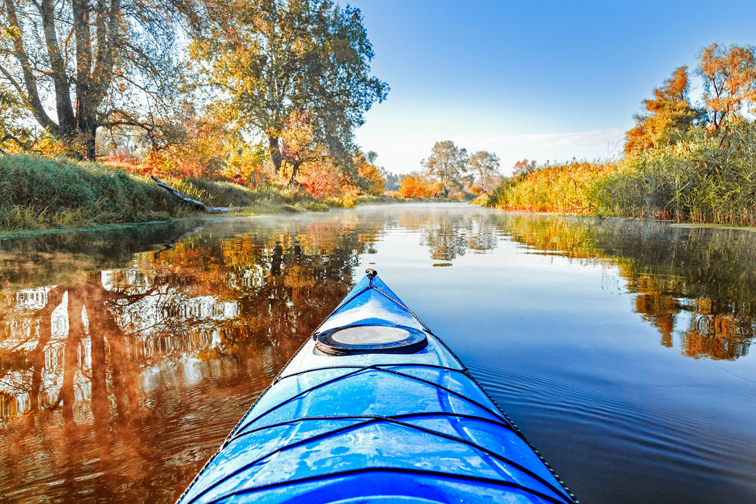 kayaking in the fall