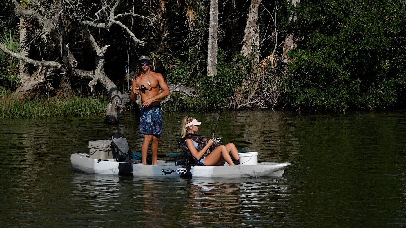 features of a fishing kayak