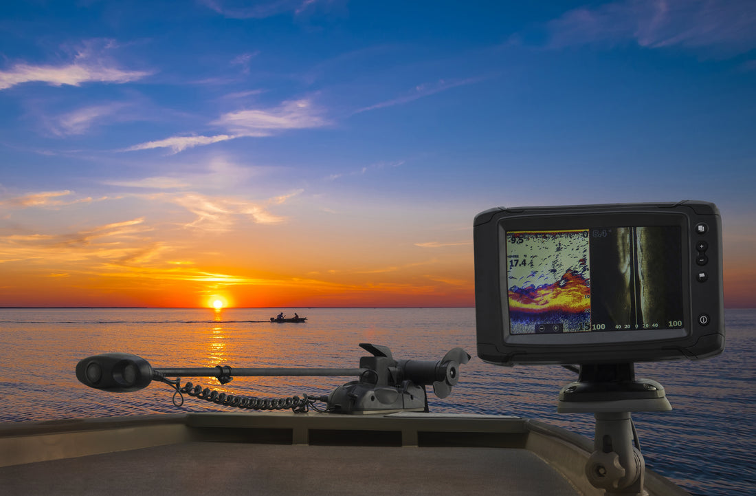 fish finder on a kayak