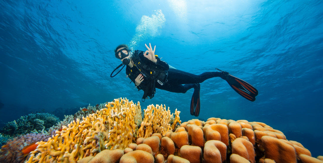 scuba diving from a kayak - Brooklyn Kayak Company