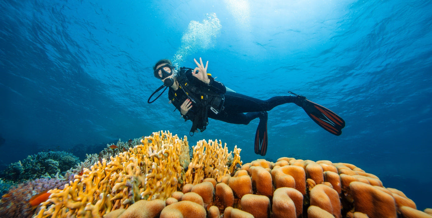 scuba diving from a kayak - Brooklyn Kayak Company