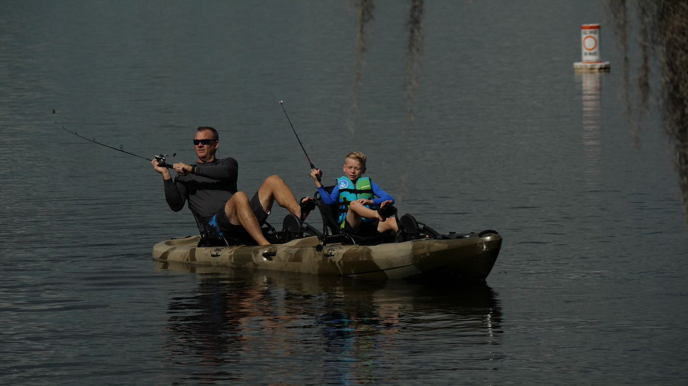 tandem kayak fishing