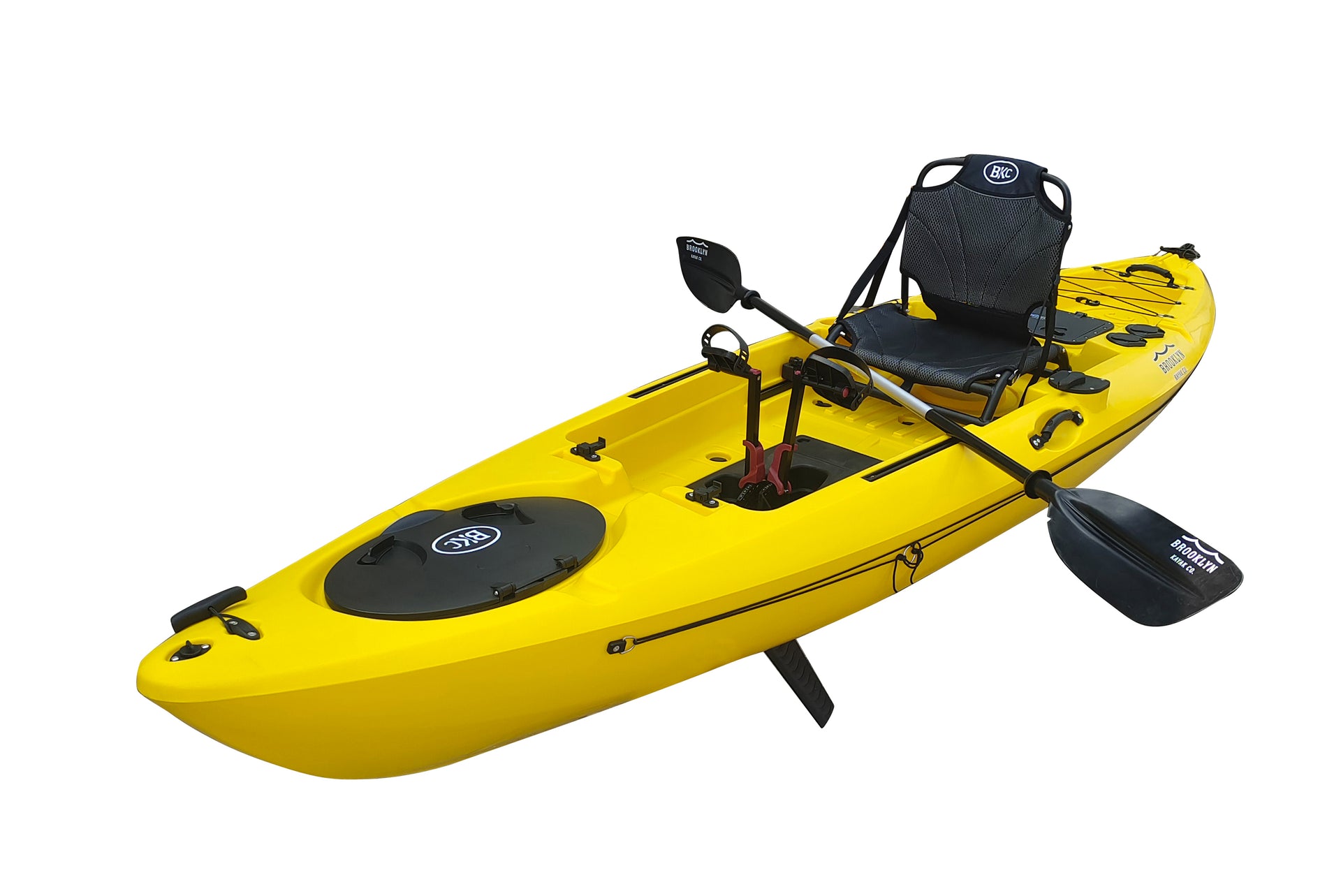 Brooklyn 12.0 Pro Single Pedal Kayak, yellow - Brooklyn Kayak Company