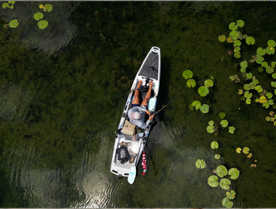 angler on 12.5 Single Pedal Fishing Kayak - Brooklyn Kayak Company