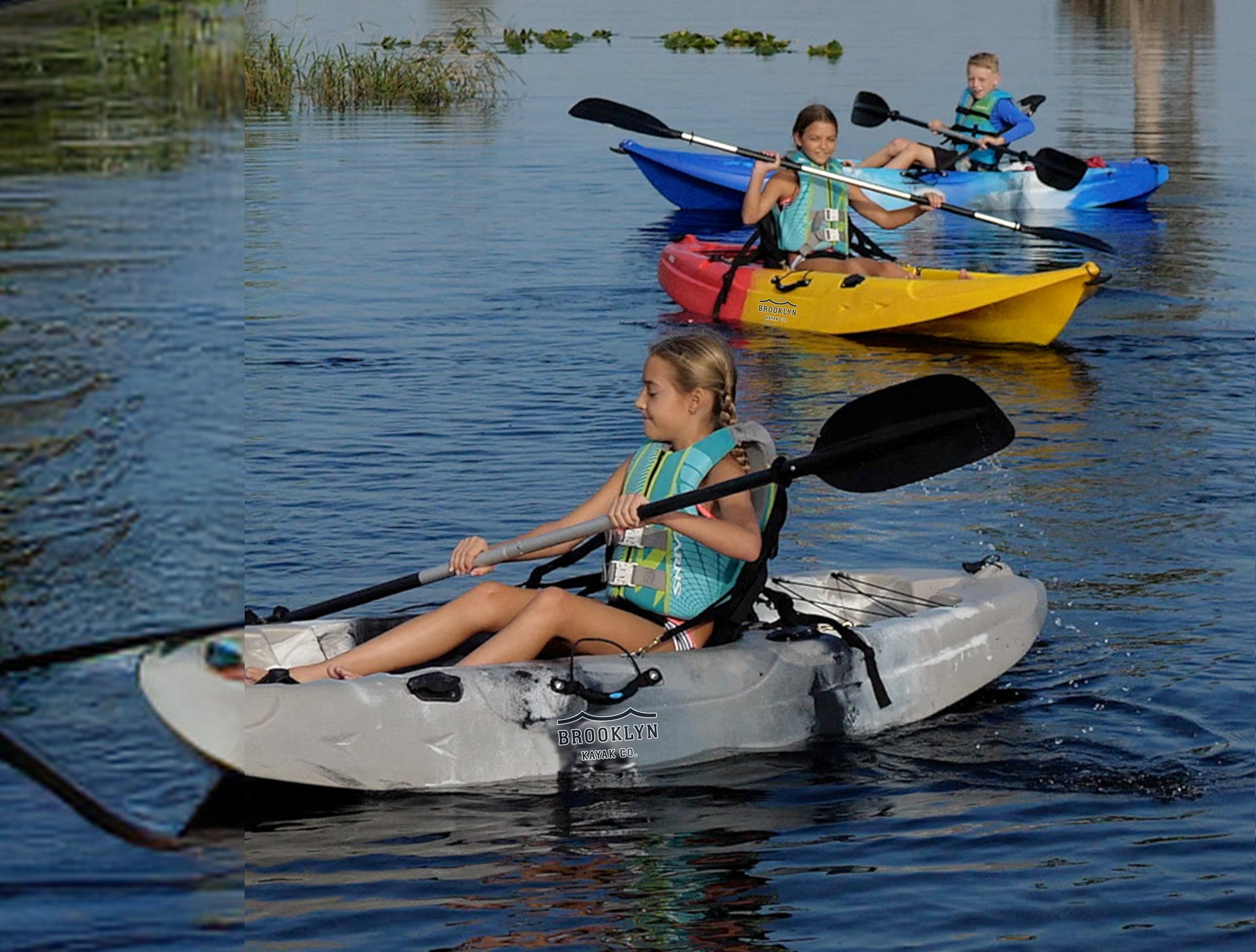 kids paddling 9.2 single kayak - Brooklyn Kayak Company