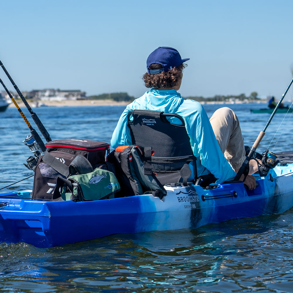 ample compartment space on a BKC kayak - Brooklyn Kayak Company