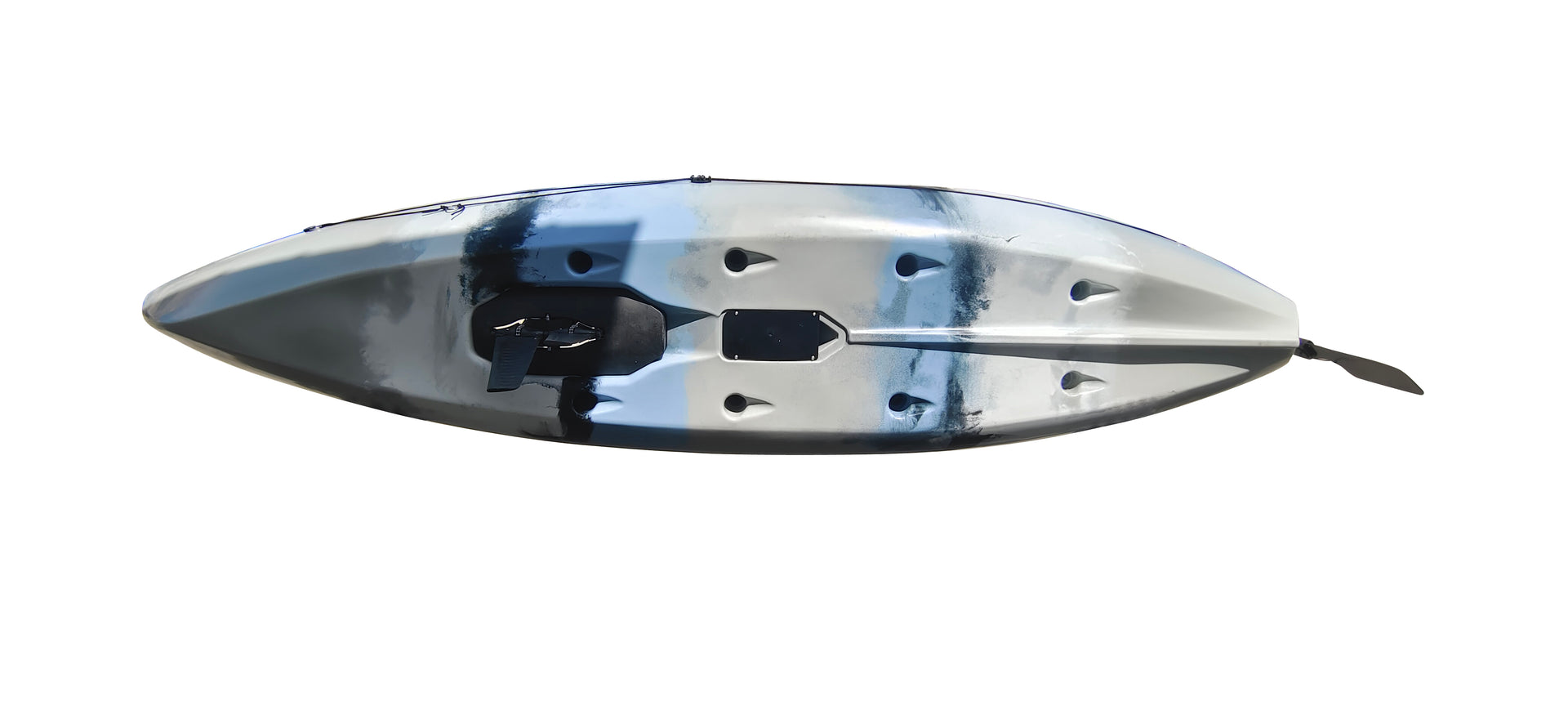 Brooklyn 12.0 Pro Single Pedal Kayak, gray camo - Brooklyn Kayak Company