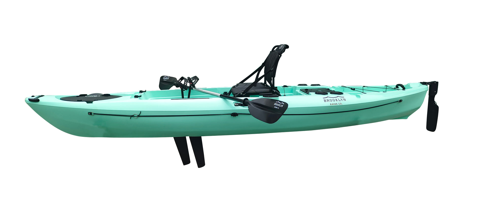 12.0 Pro Single Flipper Pedal Kayak - Brooklyn Kayak Company